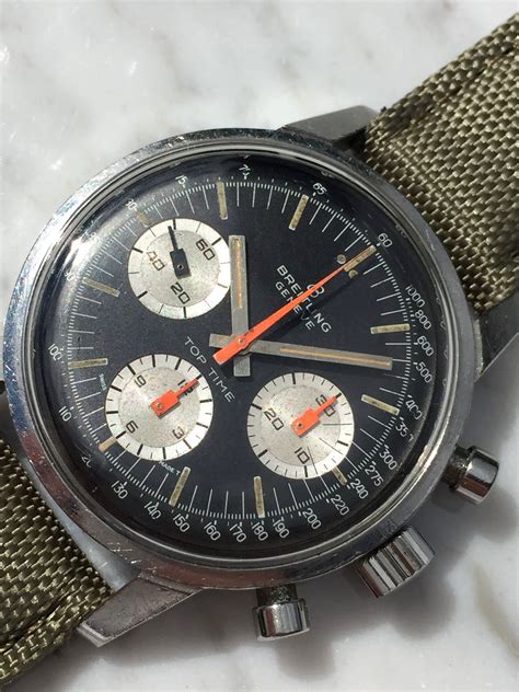 vintage breitling service|vintage breitling top time.